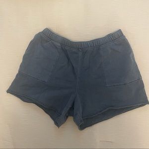 High Rise French Terry Pull-On Shorts